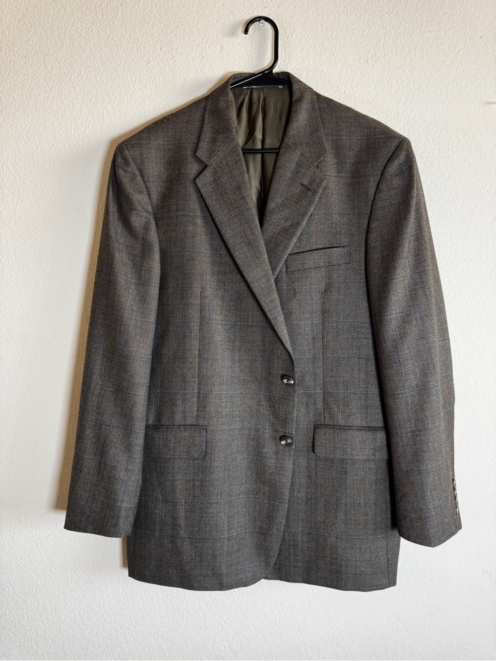 Hickey Freeman Dillard’s Men’s 46R Gray Wool Blazer Sport Coat Made in USA